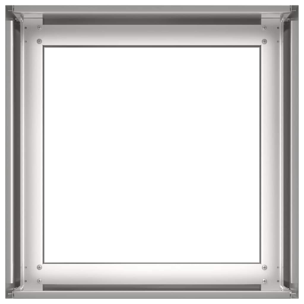 Ζαρντινιέρα 40x40x30 εκ. από Ανοξείδωτο Ατσάλι