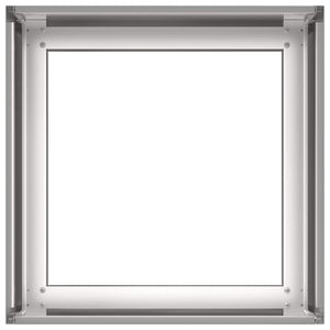Ζαρντινιέρα 40x40x30 εκ. από Ανοξείδωτο Ατσάλι - Pakobazaar