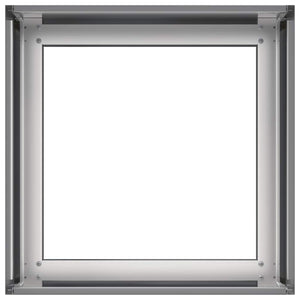 Ζαρντινιέρα 40x40x30 εκ. από Γαλβανισμένο Ατσάλι