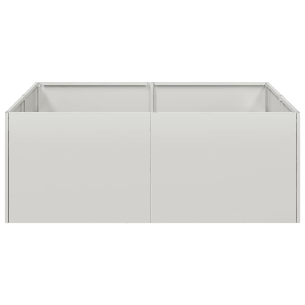 Ζαρντινιέρα 80x80x30 εκ. από Ανοξείδωτο Ατσάλι