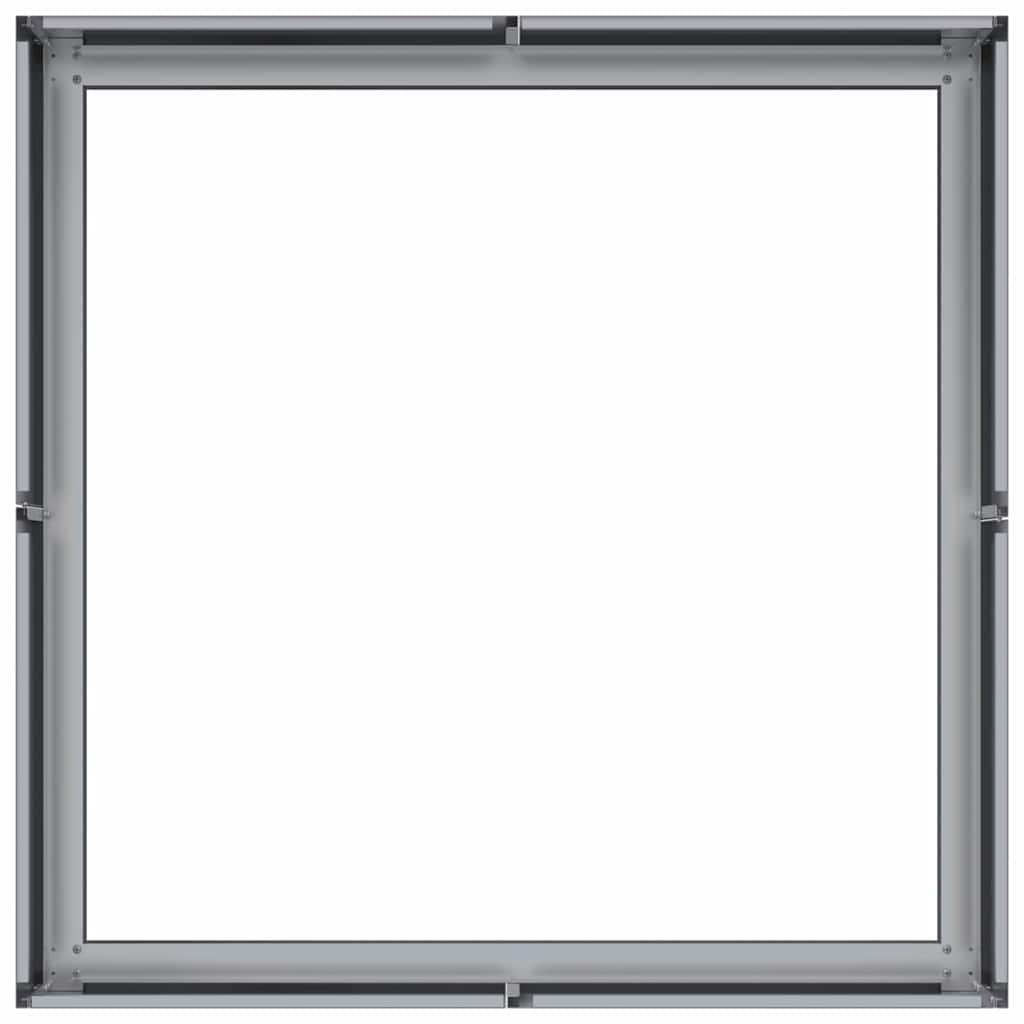 Ζαρντινιέρα 80x80x30 εκ. από Γαλβανισμένο Ατσάλι - Pakobazaar