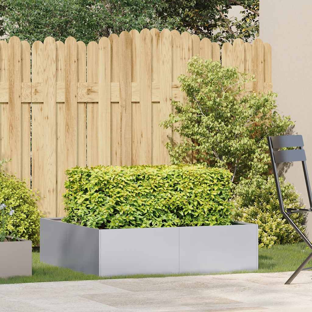 Ζαρντινιέρα 100x100x30 εκ. από Γαλβανισμένο Ατσάλι