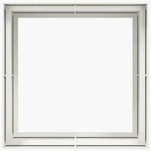 Ζαρντινιέρα Λευκή 100x100x80 εκ. από Χάλυβα - Pakobazaar