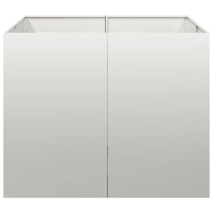 Ζαρντινιέρα 100x100x80 εκ. από Ανοξείδωτο Ατσάλι - Pakobazaar