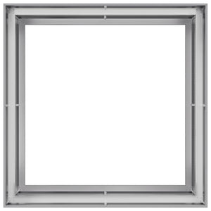 Ζαρντινιέρα 100x100x80 εκ. από Γαλβανισμένο Ατσάλι