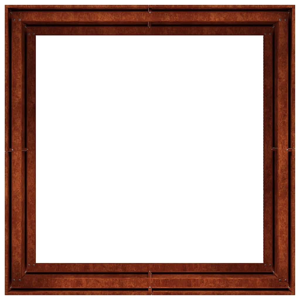 Ζαρντινιέρα 100x100x80 εκ. Ατσάλι Σκληρυθέν στον Αέρα