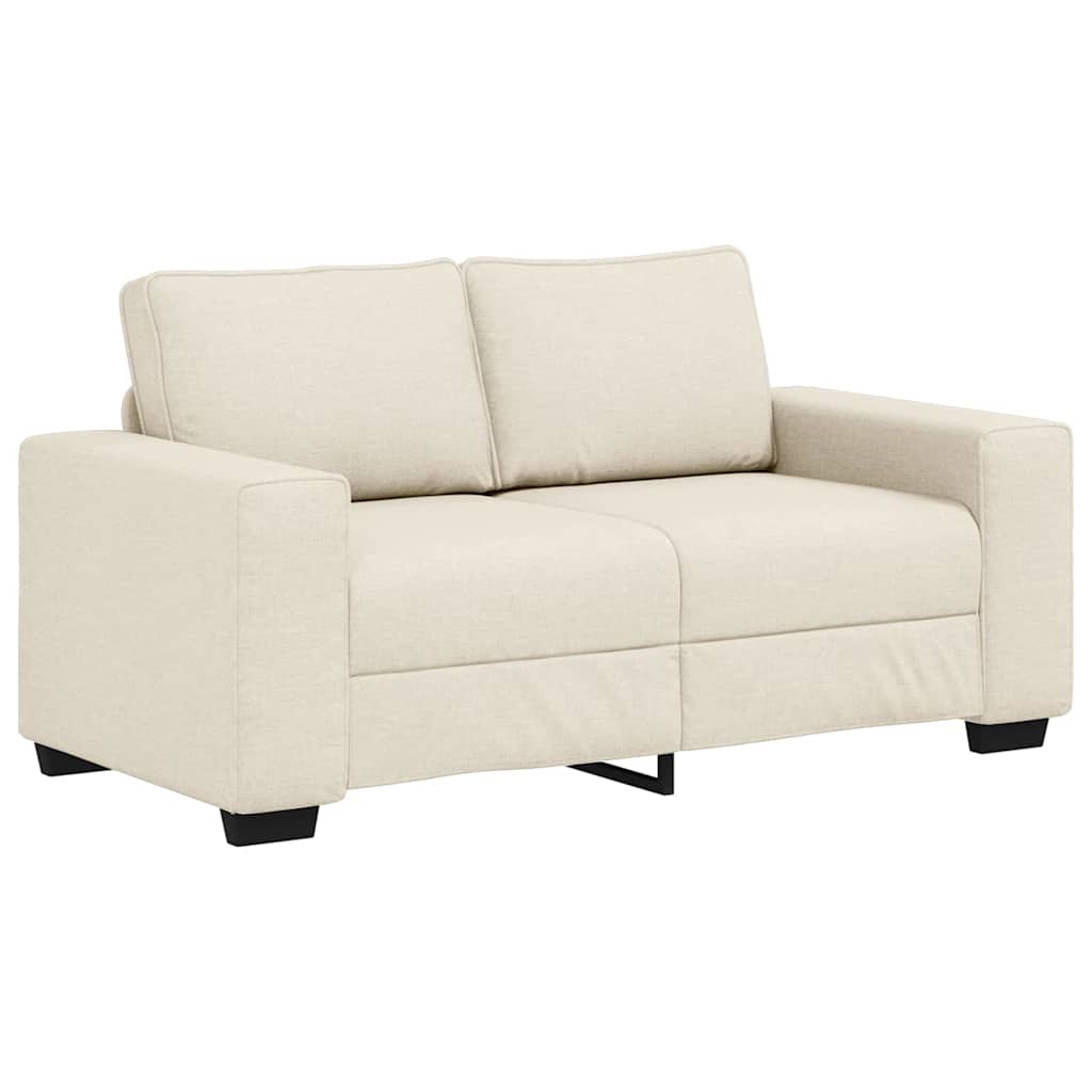 Καναπές 3 pcs Μπεζ 221 x 80 x 82 εκ Ύφασμα μείγματος λινών - Pakobazaar