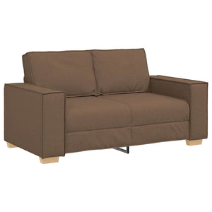 Καναπές 3 pcs Καφέ 220 x 80 x 84 εκ Ύφασμα μείγματος λινών - Pakobazaar
