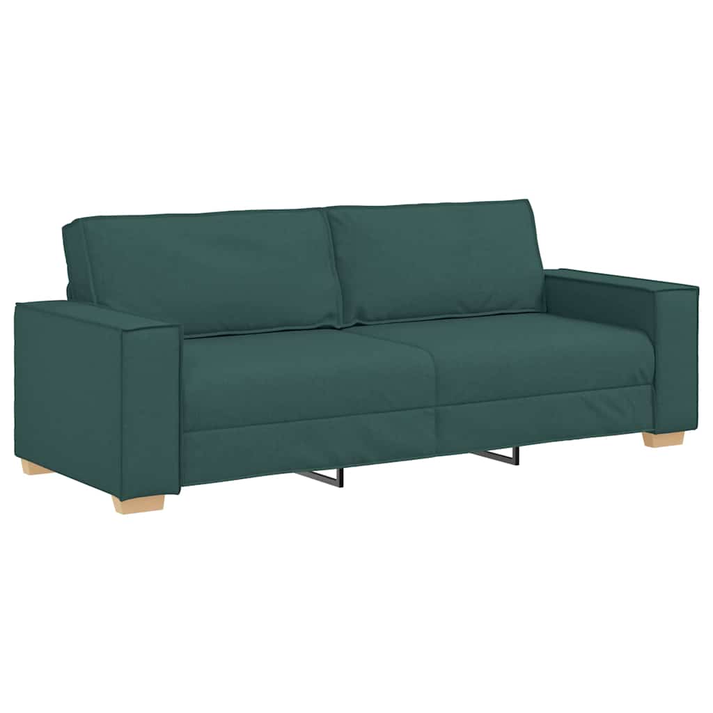 Καναπές 3 pcs Σκούρο Πράσινο 220 x 80 x 84 εκ - Pakobazaar