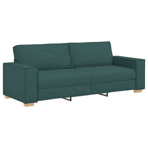 Καναπές 3 pcs Σκούρο Πράσινο 220 x 80 x 84 εκ - Pakobazaar