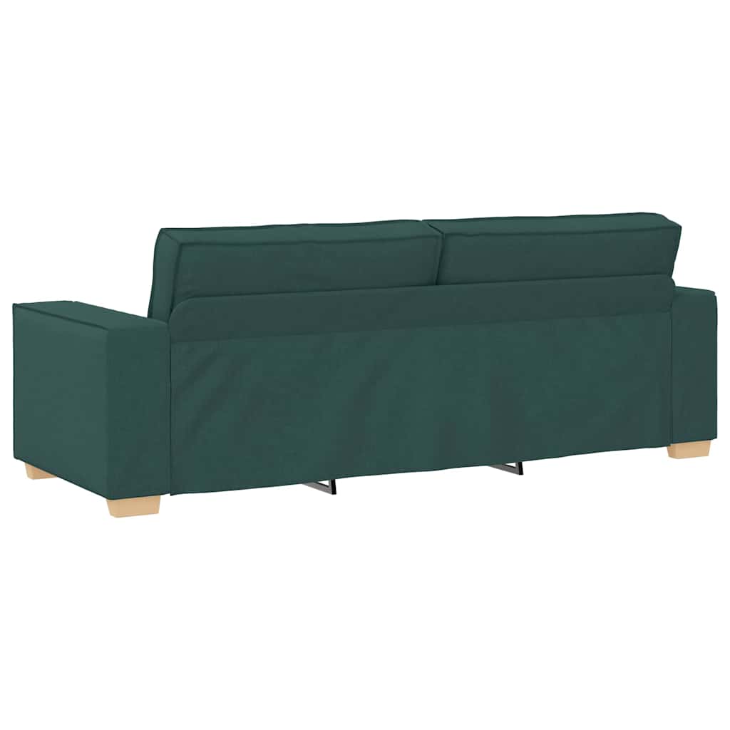 Καναπές 3 pcs Σκούρο Πράσινο 220 x 80 x 84 εκ - Pakobazaar