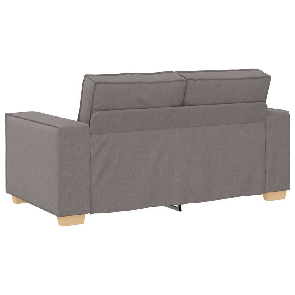 Καναπές 3 pcs Taupe 220 x 80 x 84 εκ Ύφασμα μείγματος λινών