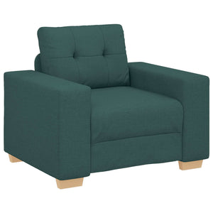 Καναπές 3 pcs Σκούρο Πράσινο 221 x 80 x 80 εκ - Pakobazaar