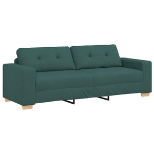 Καναπές 3 pcs Σκούρο Πράσινο 221 x 80 x 80 εκ - Pakobazaar