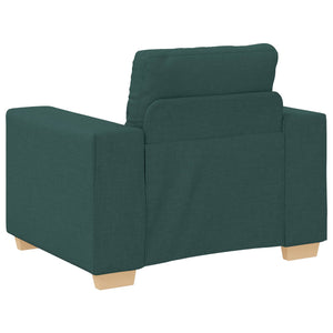 Καναπές 3 pcs Σκούρο Πράσινο 221 x 80 x 80 εκ - Pakobazaar