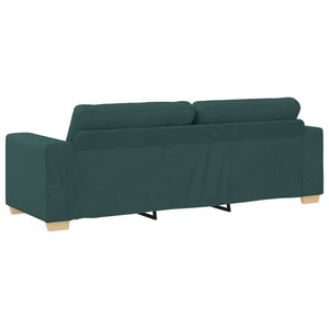 Καναπές 3 pcs Σκούρο Πράσινο 221 x 80 x 80 εκ - Pakobazaar