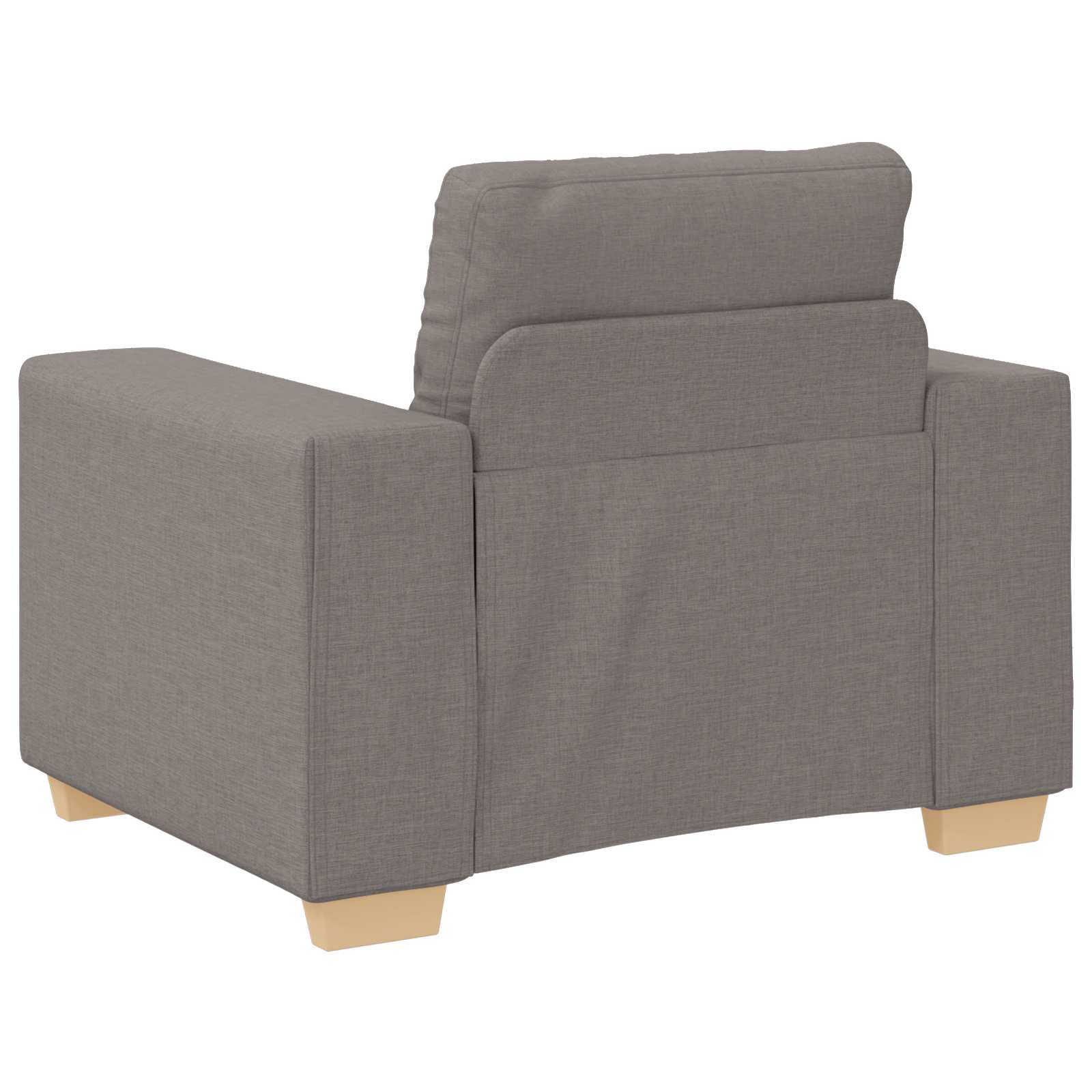 Καναπές 3 pcs Taupe 221 x 80 x 80 εκ Ύφασμα μείγματος λινών - Pakobazaar