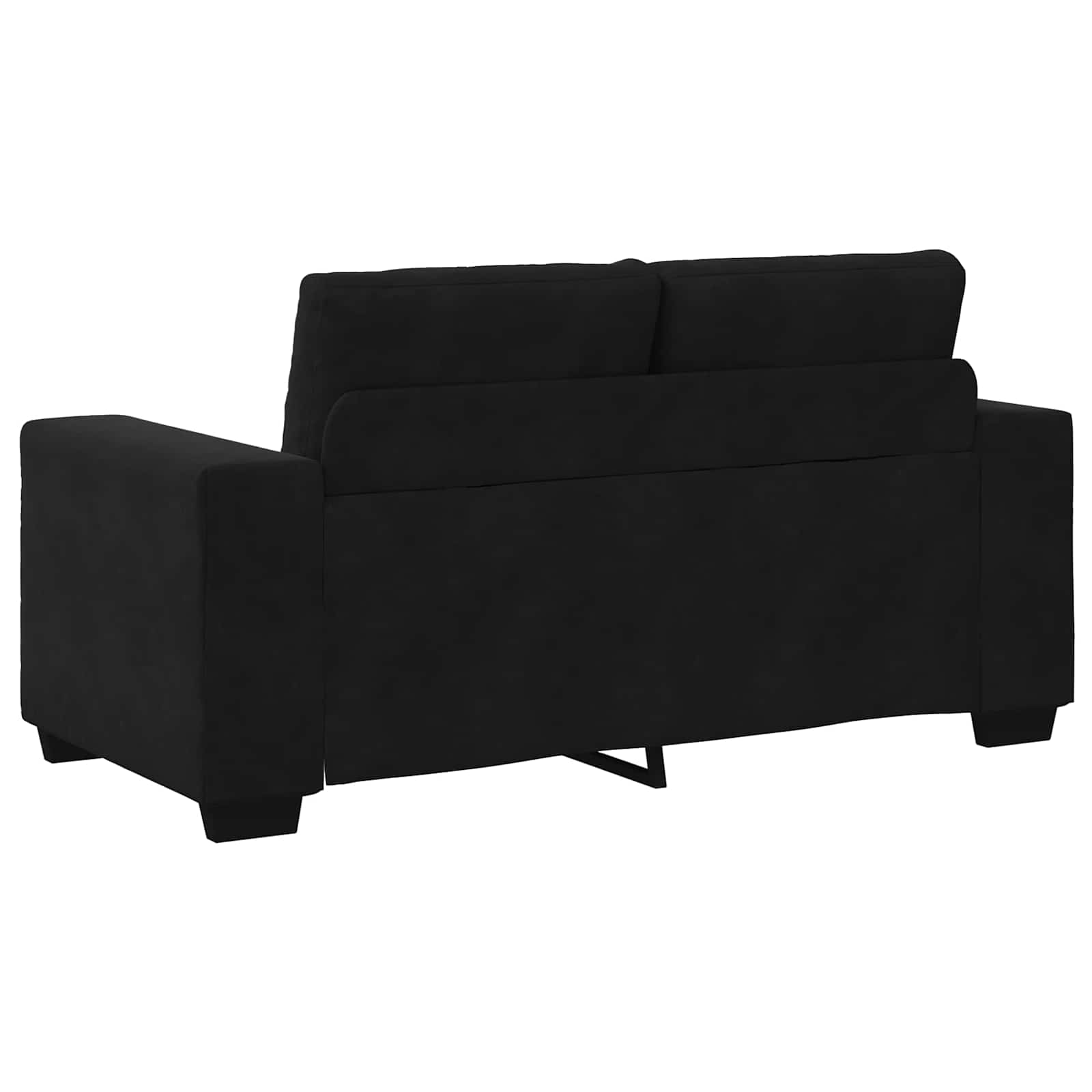 Σετ Καναπέ 3 pcs Μαύρο 221 x 80 x 80 εκ Βελούδο