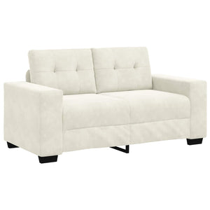 Σετ Καναπέ 3 pcs Κρεμ 221 x 80 x 80 εκ Βελούδο - Pakobazaar