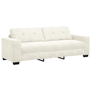 Σετ Καναπέ 3 pcs Κρεμ 221 x 80 x 80 εκ Βελούδο - Pakobazaar