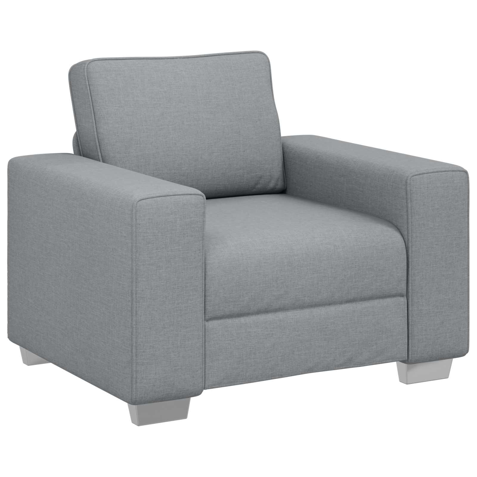 Καναπές 3 pcs Ανοιχτό γκρι 219 x 80 x 82 εκ