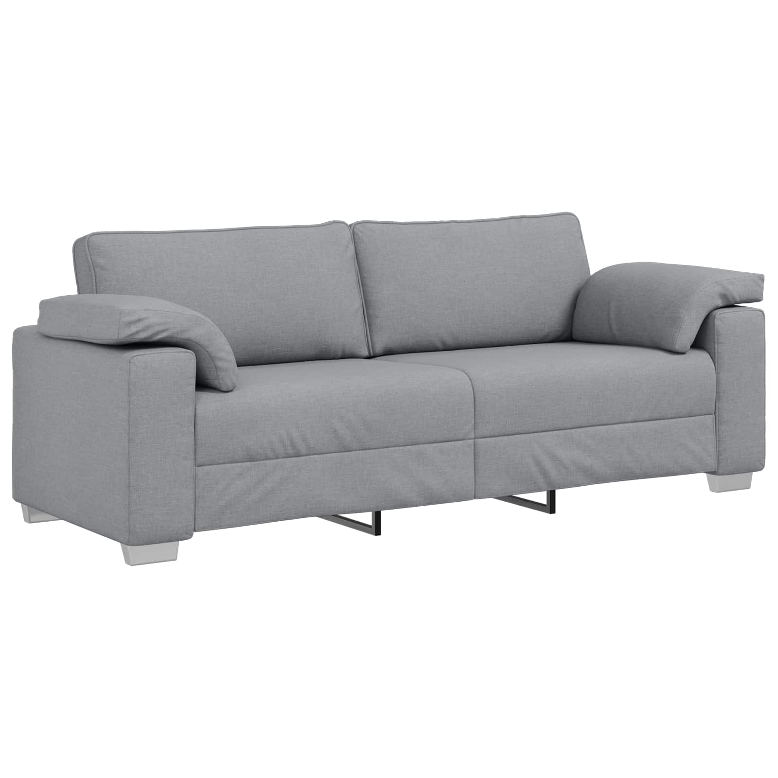 Καναπές 3 pcs Ανοιχτό γκρι 219 x 80 x 82 εκ