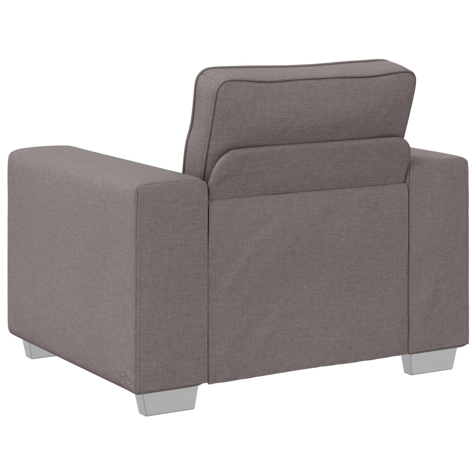 Καναπές 3 pcs Taupe 219 x 80 x 82 εκ Ύφασμα μείγματος λινών