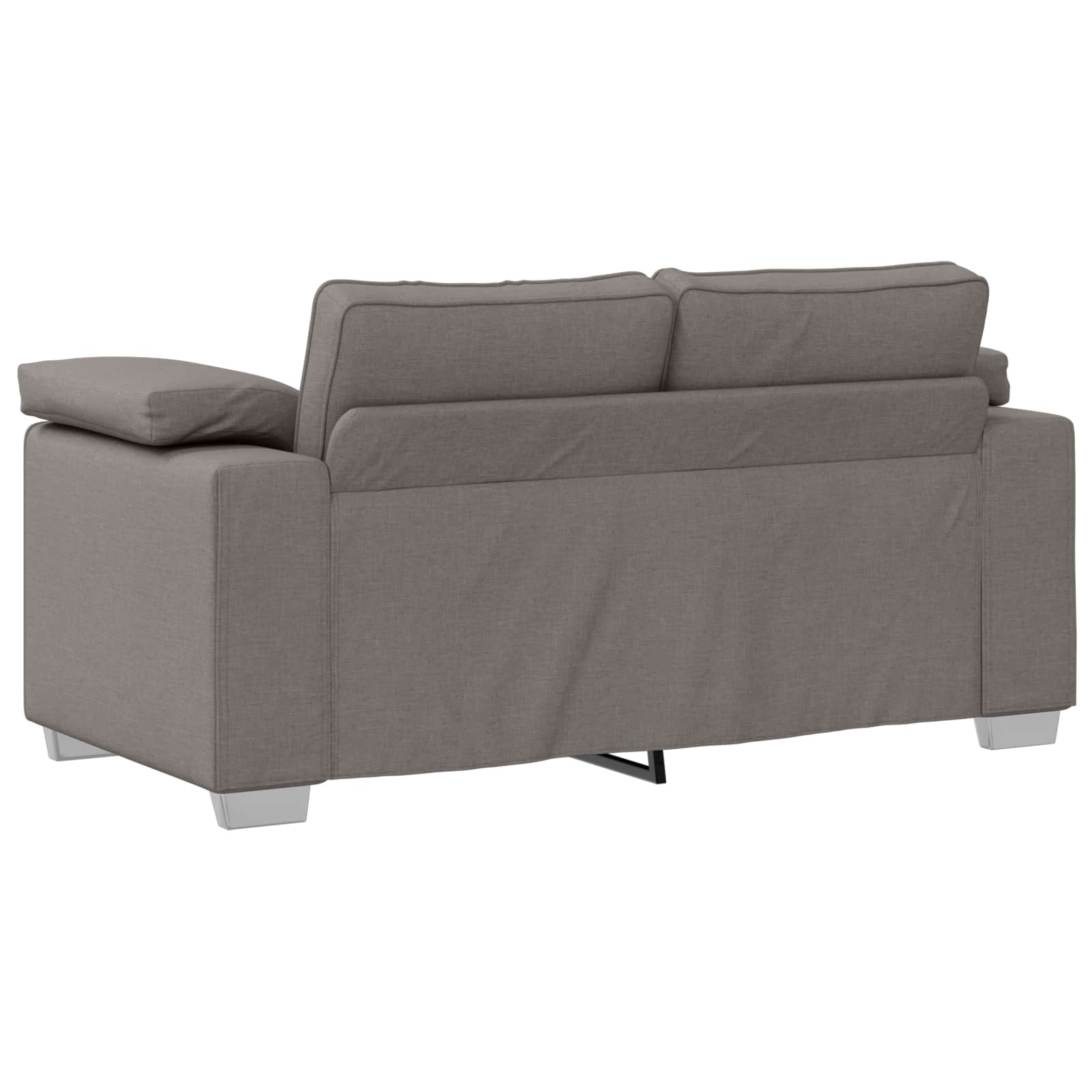 Καναπές 3 pcs Taupe 219 x 80 x 82 εκ Ύφασμα μείγματος λινών