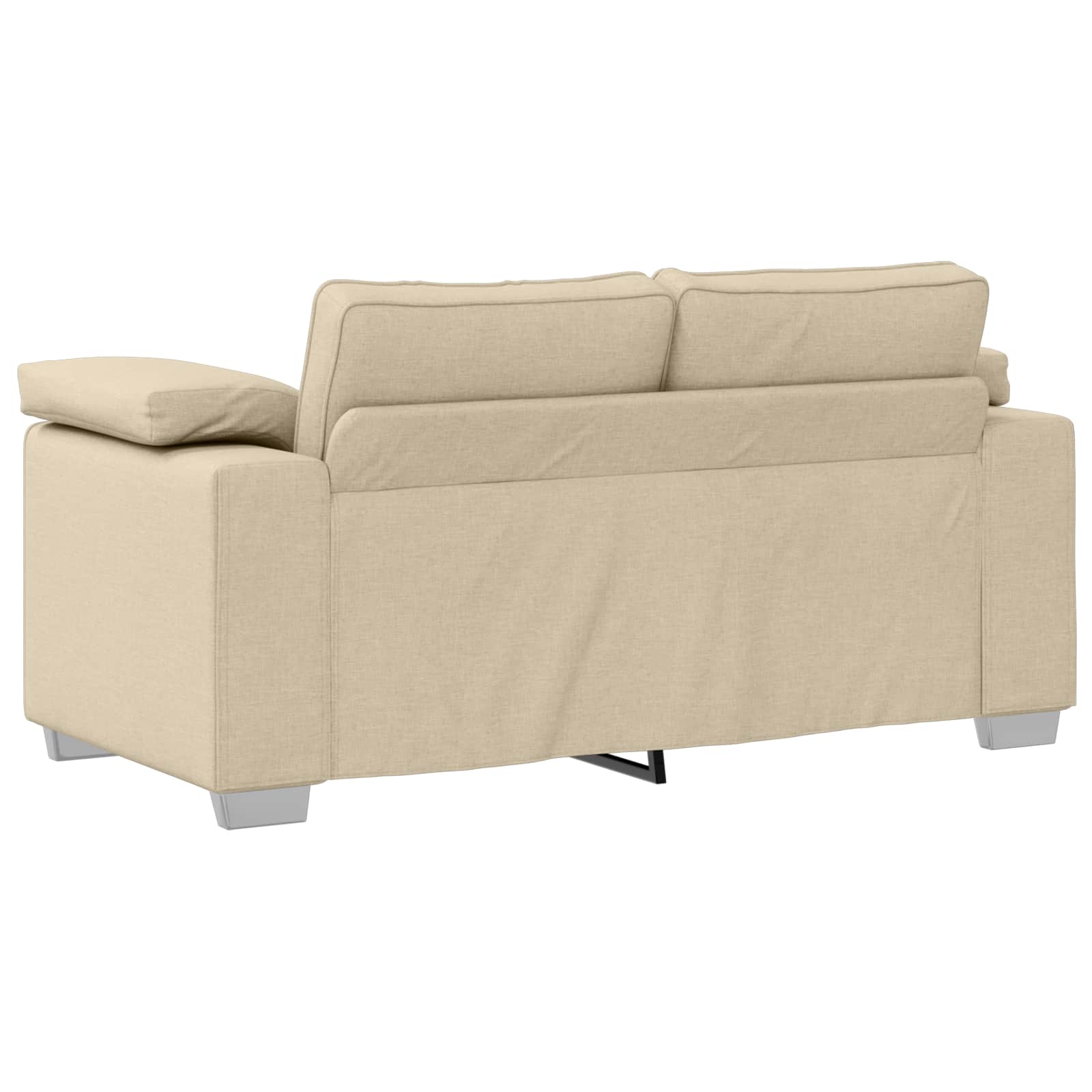 Καναπές 2 pcs Κρεμ 219 x 80 x 82 εκ ύφασμα - Pakobazaar