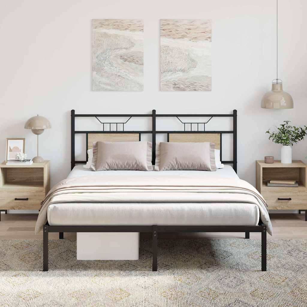 Πλαίσιο Κρεβατιού Χωρ. Στρώμα Sonoma Δρυς 140x200εκ. Επ. Ξύλο