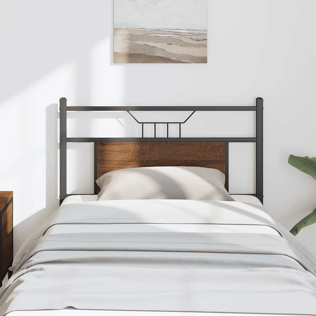 Ανταλλακτικό κεφαλάρι Καφέ Δρυς 75 εκ. Επεξεργασμένο Ξύλο/Ατσάλι - Pakobazaar