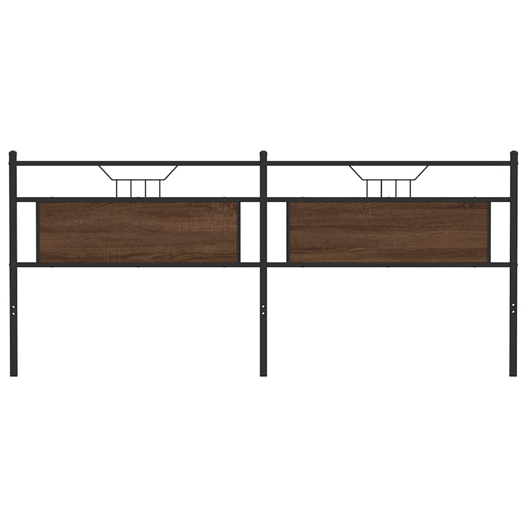 Ανταλλακτικό κεφαλάρι Καφέ Δρυς 193 εκ. Επεξεργασμένο Ξύλο/Ατσάλι - Pakobazaar