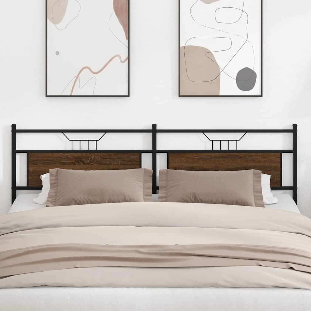 Ανταλλακτικό κεφαλάρι Καφέ Δρυς 193 εκ. Επεξεργασμένο Ξύλο/Ατσάλι - Pakobazaar