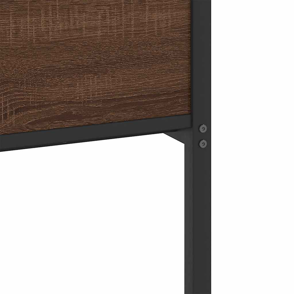 Πλαίσιο Κρεβατιού Χωρ. Στρώμα Καφέ Δρυς 75x190εκ Επεξ. Ξύλο