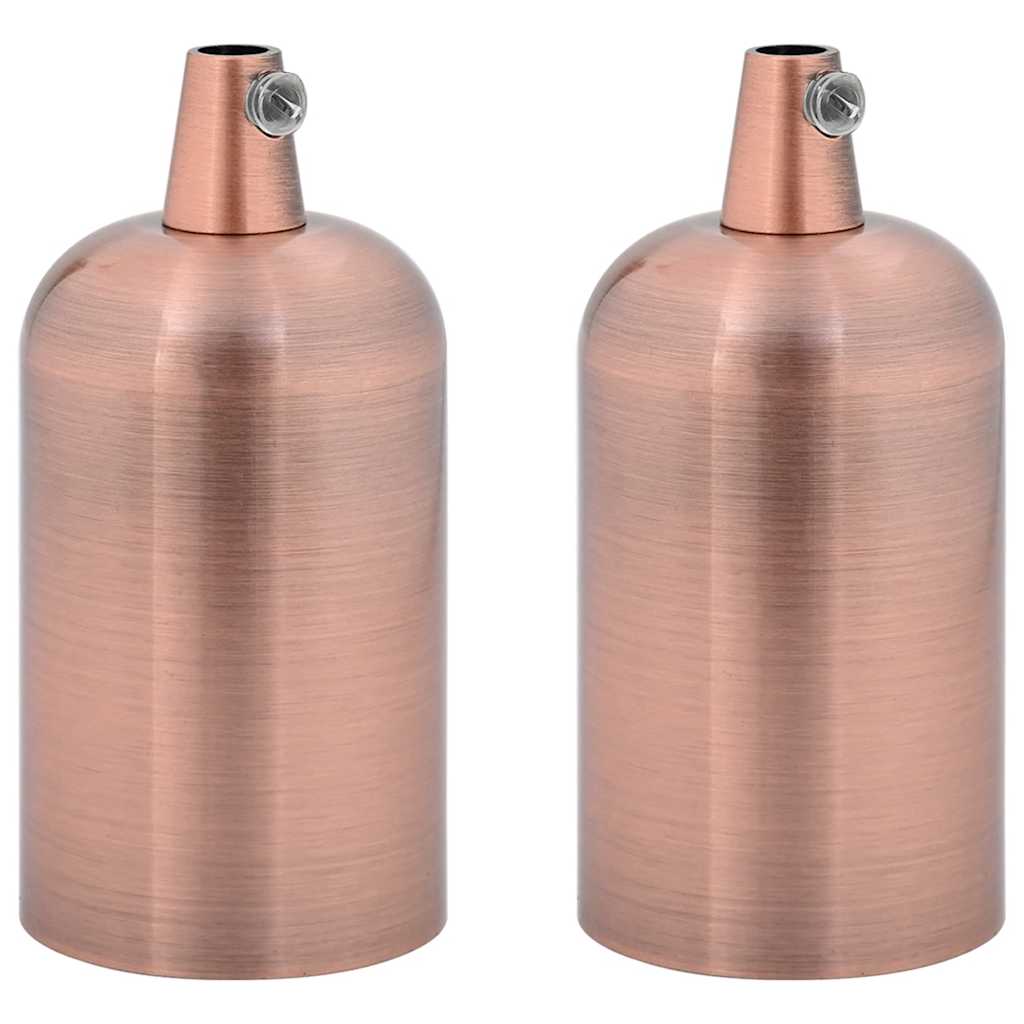 Λαμπτήρες 2 τεμάχια Κόκκινο Χάλκινο E27 - Pakobazaar