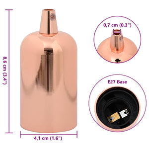 Λαμπτήρες 2 τεμάχια Rose Gold E27 - Pakobazaar