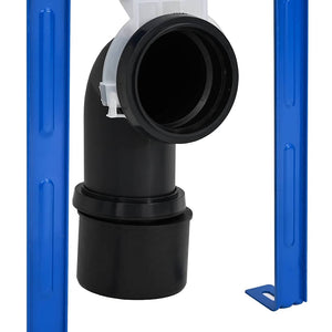 Κούρσα κα cistern με αποθήκευση Λευκό 50 x 8 x 131 εκ Ατσάλι - Pakobazaar