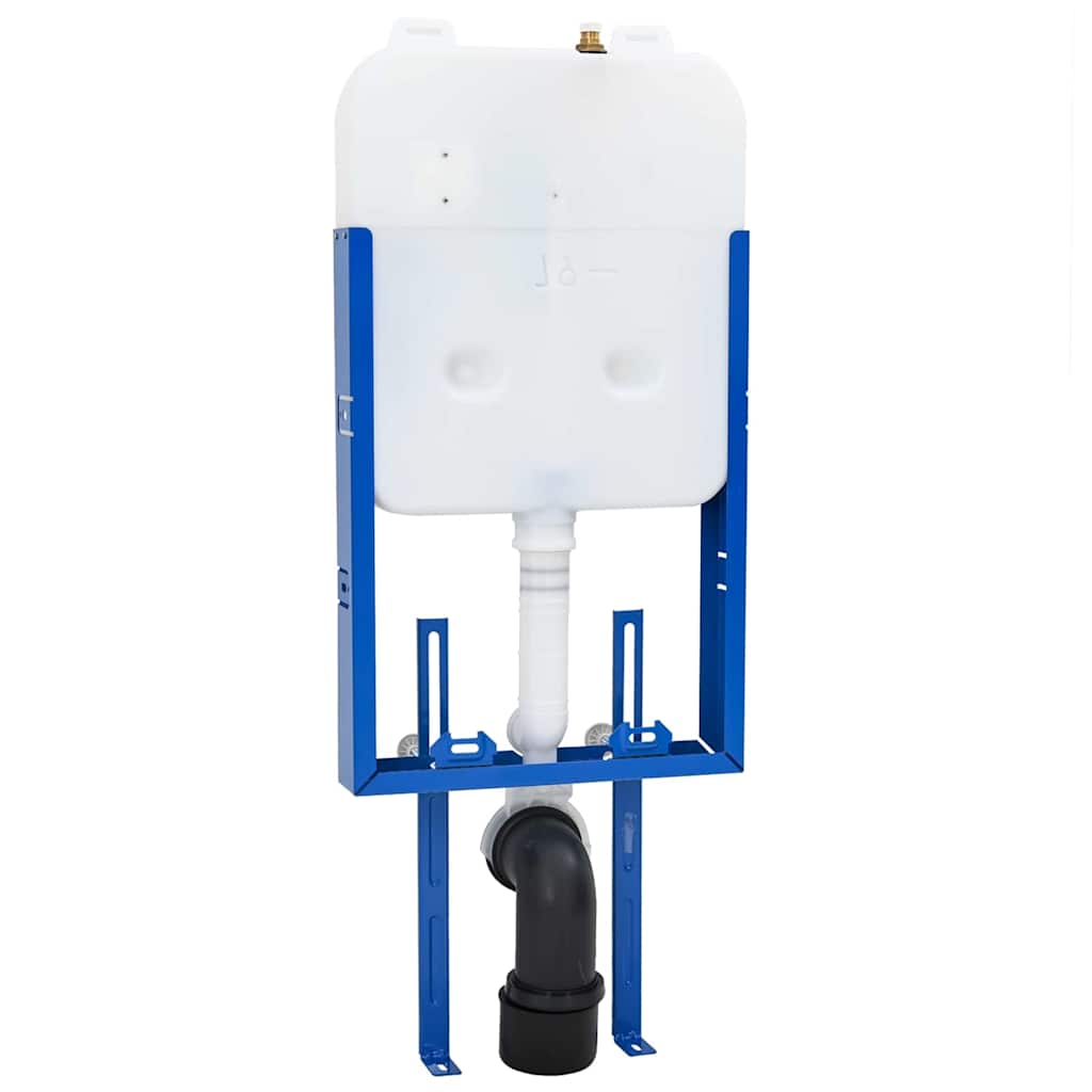 Κούρσα κα cistern με αποθήκευση Λευκό 50 x 8 x 131 εκ Ατσάλι - Pakobazaar