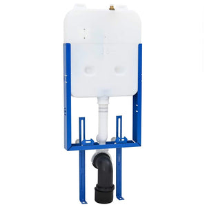 Κούρσα κα cistern με αποθήκευση Λευκό 50 x 8 x 131 εκ Ατσάλι - Pakobazaar