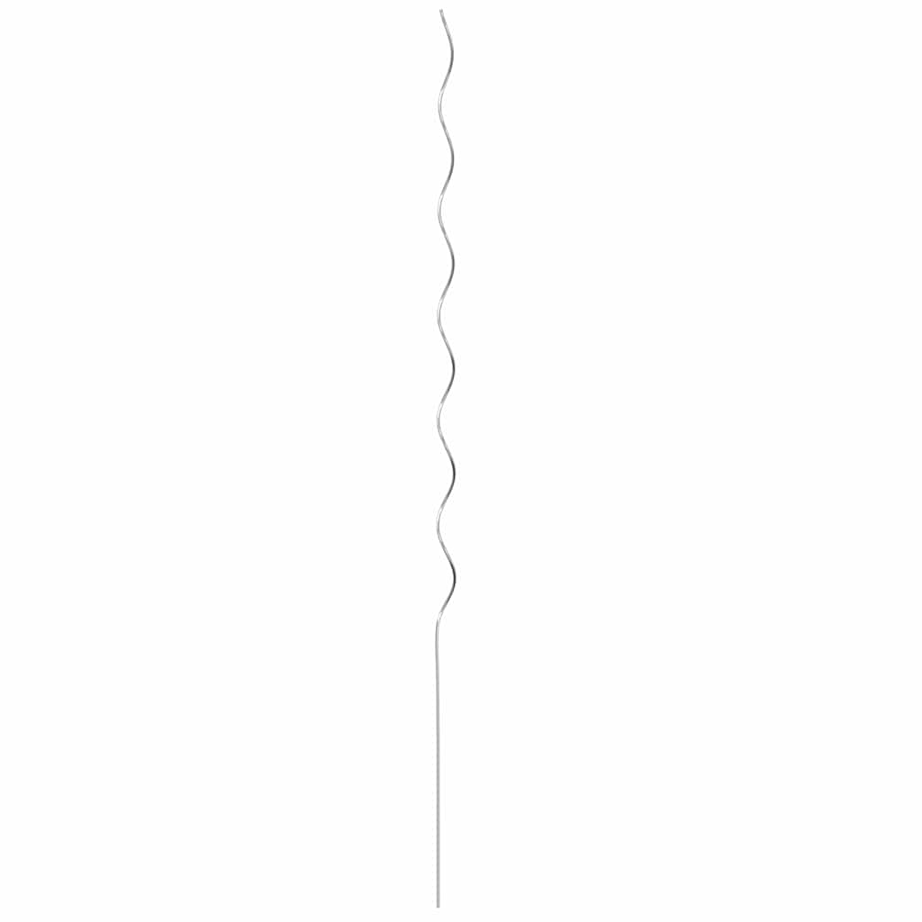 Στήριξη φυτού 20 pcs Ασημί 150 x 0,6 x 0,6 εκ Ατσάλι