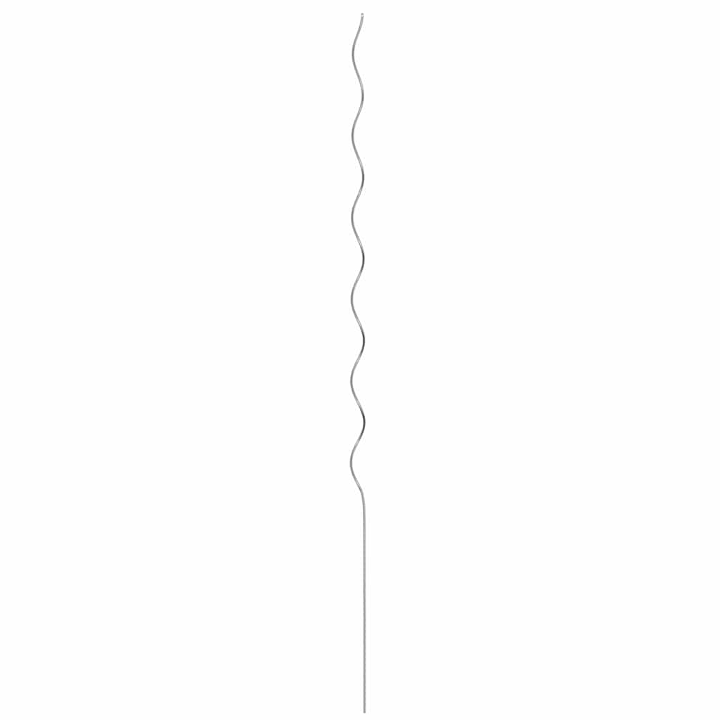 Στήριξη φυτού 20 pcs Ασημί 150 x 0,6 x 0,6 εκ Ατσάλι