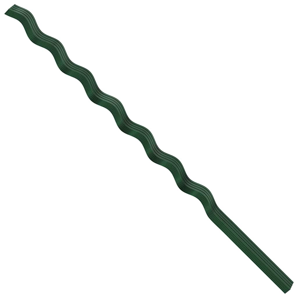 Στήριξη φυτού 50 pcs Πράσινο 170 x 0,6 x 0,6 εκ Ατσάλι