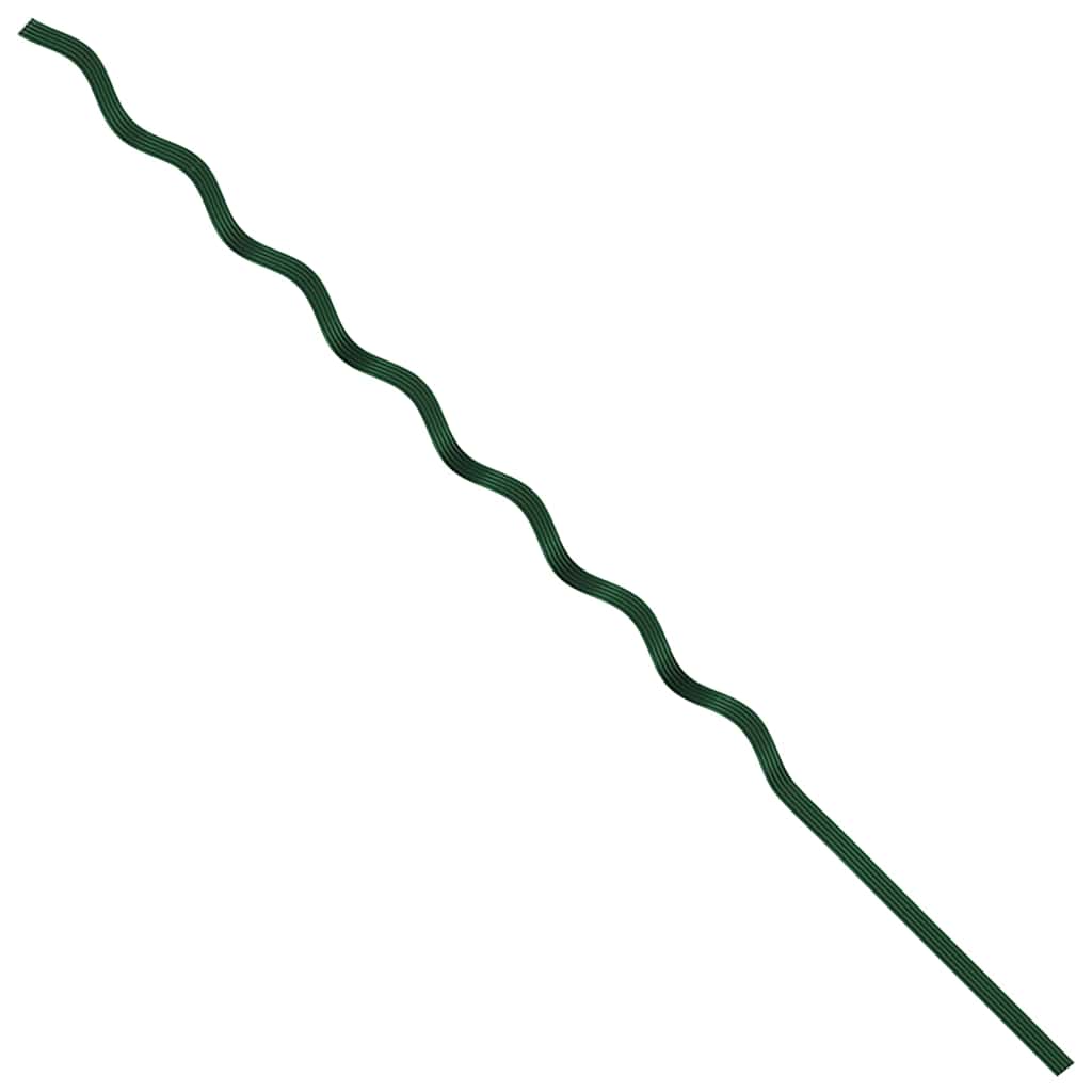 Στήριξη φυτού 5 pcs Πράσινο 170 x 0,6 x 0,6 εκ Ατσάλι