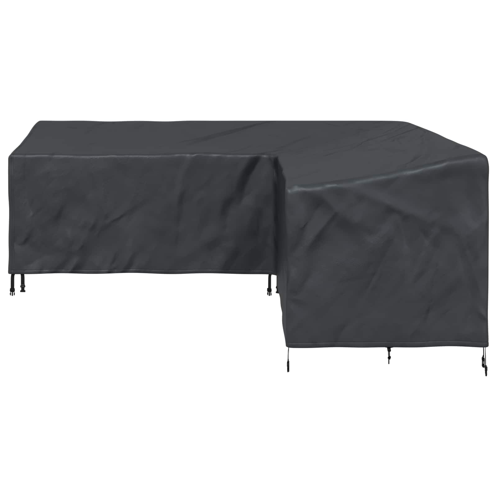 Κάλυμμα επίπλων Μαύρο 235 x 235 x 85 εκ Ύφασμα Oxford 210D - Pakobazaar