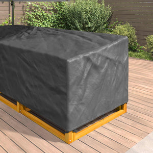 Κάλυμμα επίπλων 270 x 270 x 80 εκ. Ύφασμα Oxford 420D Σχήμα L