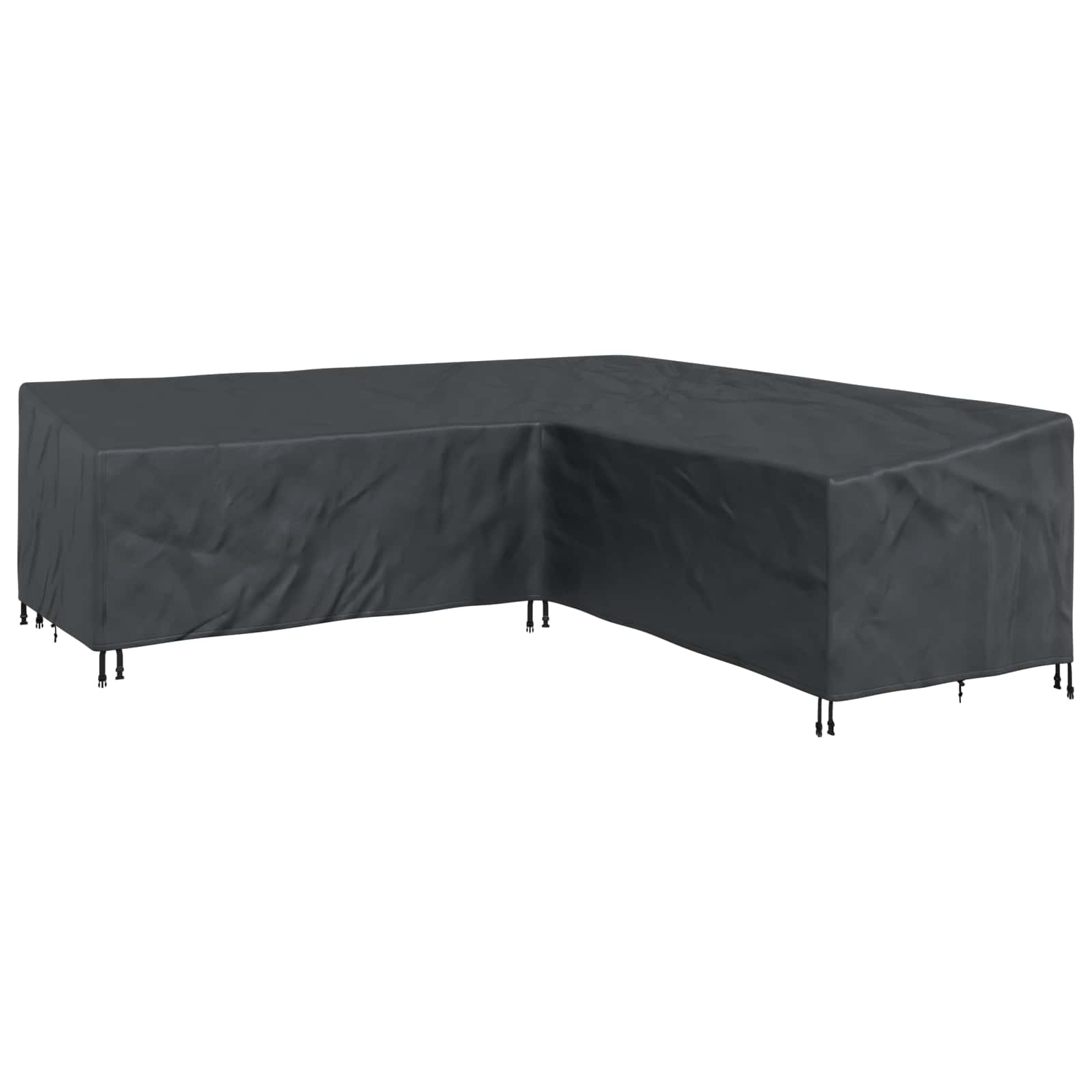 Κάλυμμα επίπλων Μαύρο 270 x 270 x 80 εκ. Ύφασμα Oxford 420D - Pakobazaar