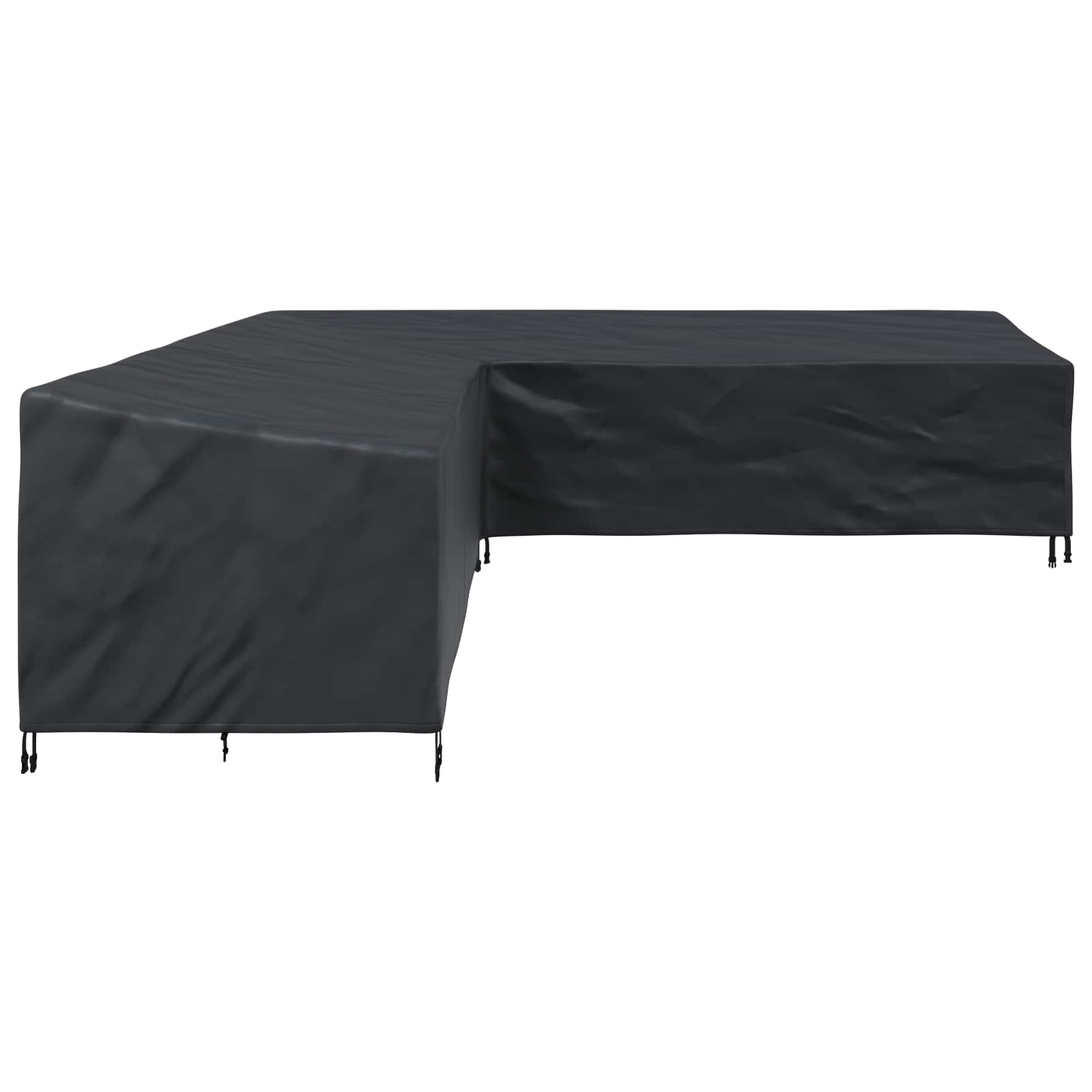 Κάλυμμα επίπλων Μαύρο 300 x 300 x 80 εκ. Ύφασμα Oxford 600D - Pakobazaar