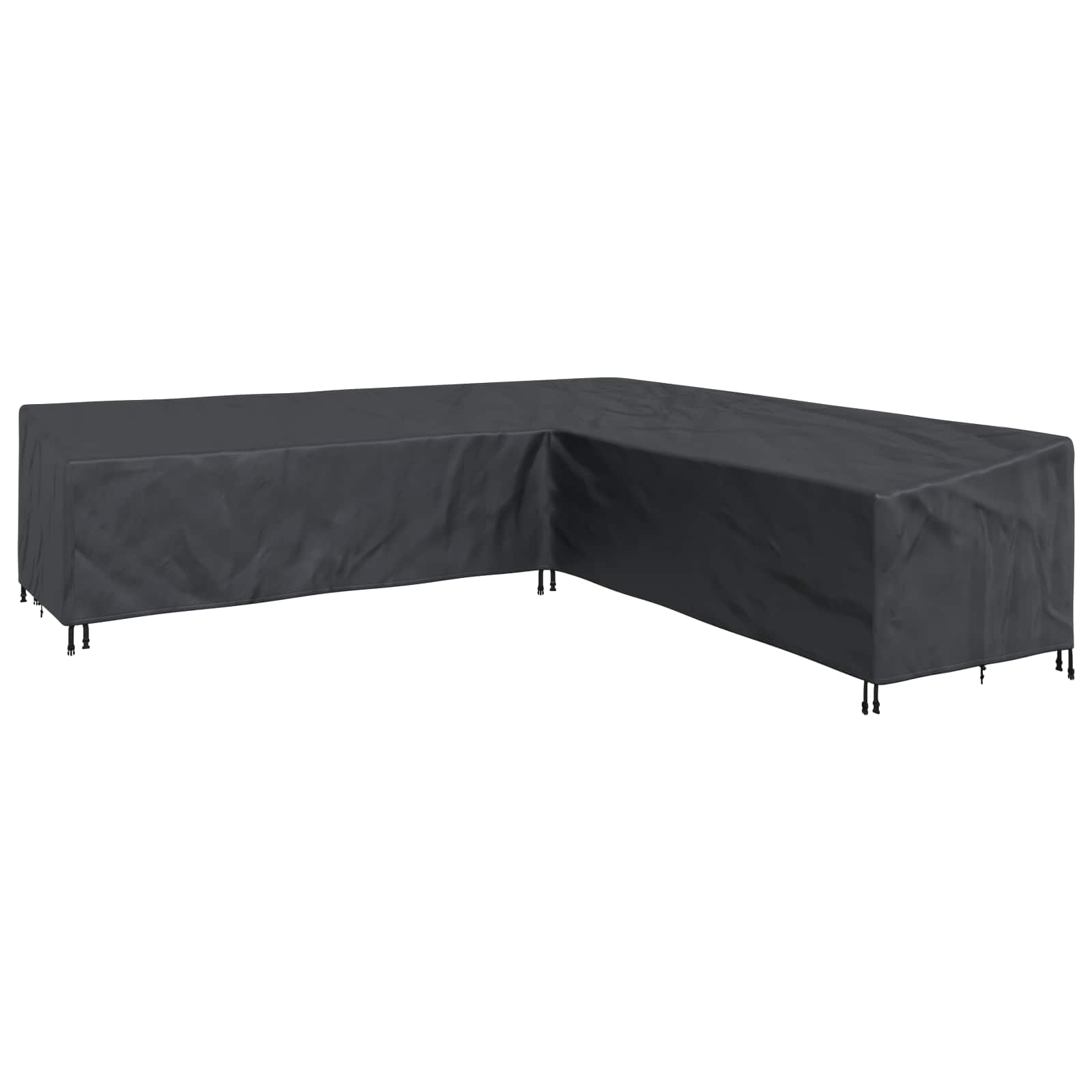 Κάλυμμα επίπλων Μαύρο 325 x 325 x 80 εκ. Ύφασμα Oxford 210D - Pakobazaar