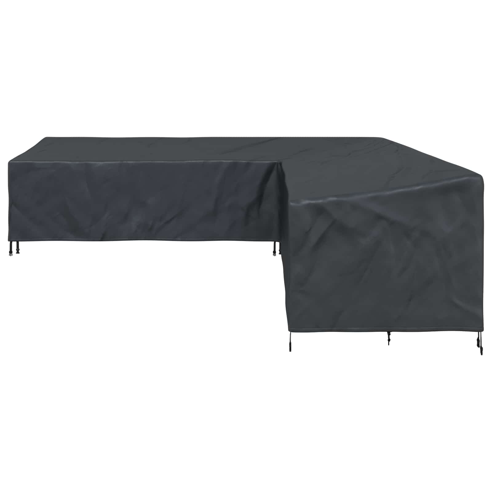 Κάλυμμα επίπλων Μαύρο 325 x 325 x 80 εκ. Ύφασμα Oxford 420D - Pakobazaar