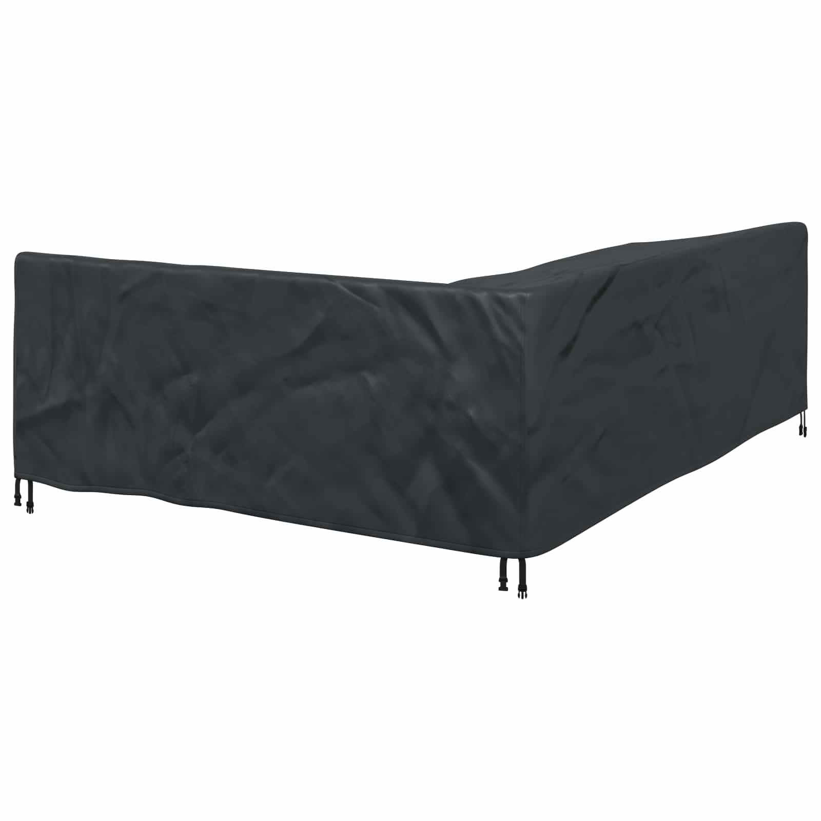 Κάλυμμα επίπλων Μαύρο 250 x 180 x 80 εκ. Ύφασμα Oxford 210D - Pakobazaar